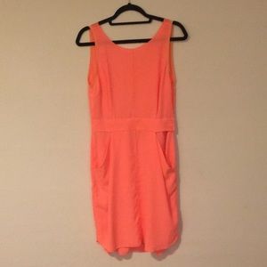Aritzia Wilfred hot pink dress (size 6)